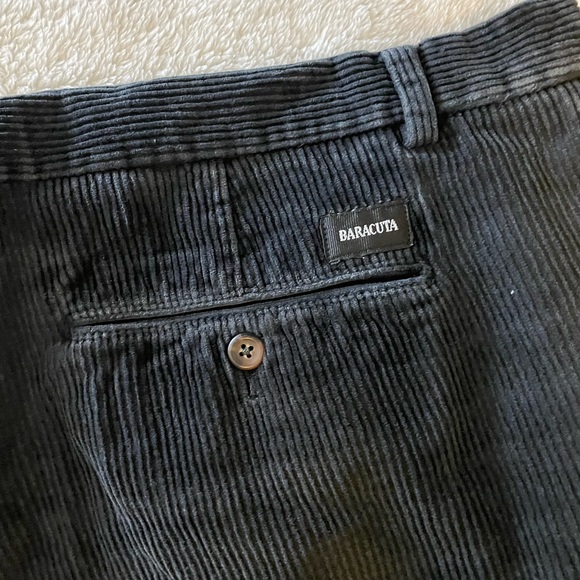 Baracuta Black Corduroy Pants size 50 - Picture 3 of 5